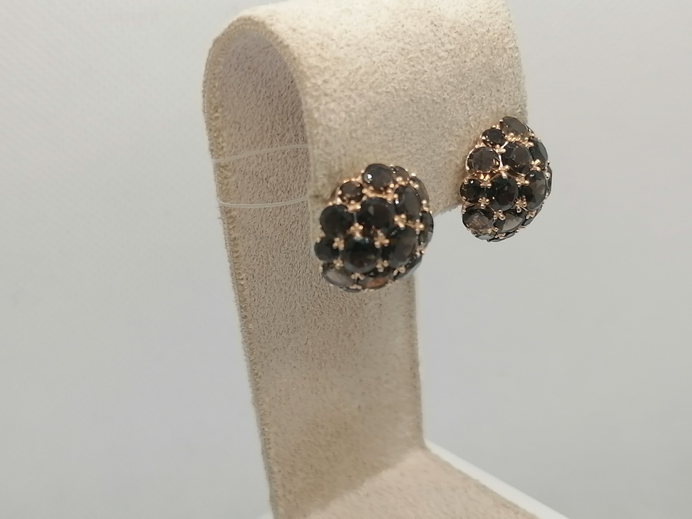 СЕРЬГИ РАУХ-ТОПАЗ (Au 585)