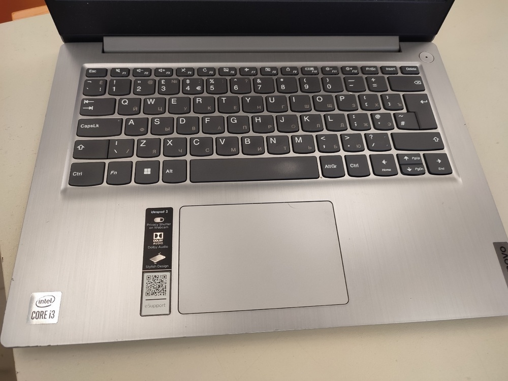 Ноутбук Lenovo ideapad 3; Core i3-10110U, Intel UHD Graphics, 12 Гб, Нет, 1 Tb