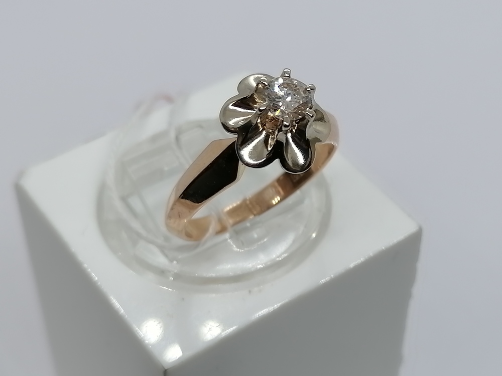 КОЛЬЦО БРИЛЛИАНТ Au 583