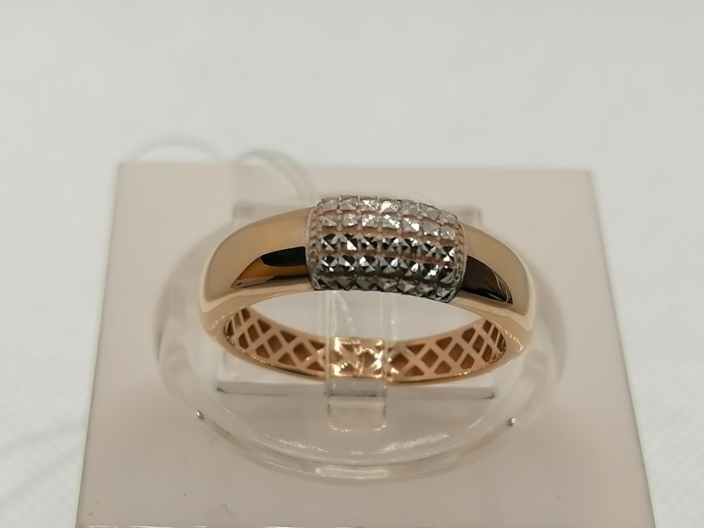 КОЛЬЦО С КАМНЯМИ (Au 585)