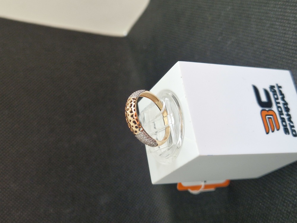 КОЛКМИ585 КОЛЬЦО С КАМНЯМИ (Au 585)