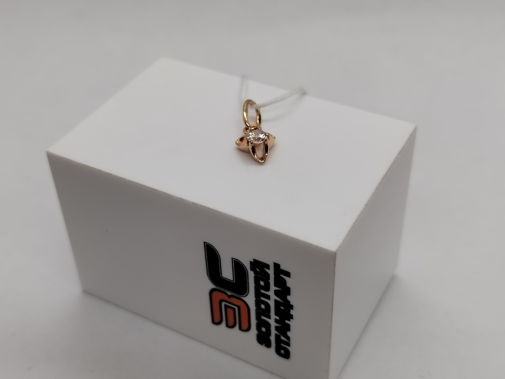 ПОДКМ585 ПОДВЕСКА С КАМНЕМ (Au 585)