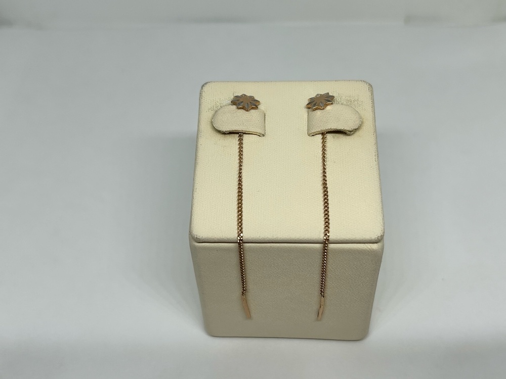 СПРО585 СЕРЬГИ ПРОДЕВКИ (Au 585)