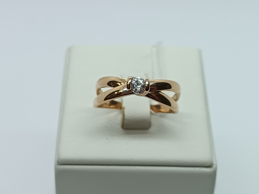 КОЛЬЦО С КАМНЕМ (Au 585)