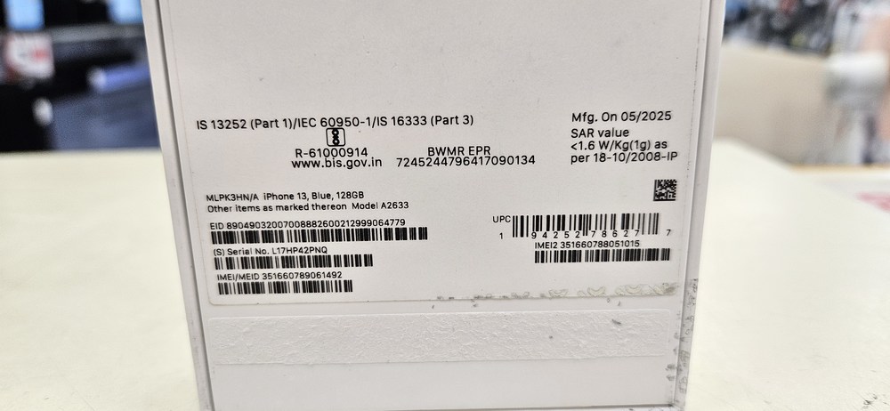 Смартфон Apple iPhone 13 128Gb