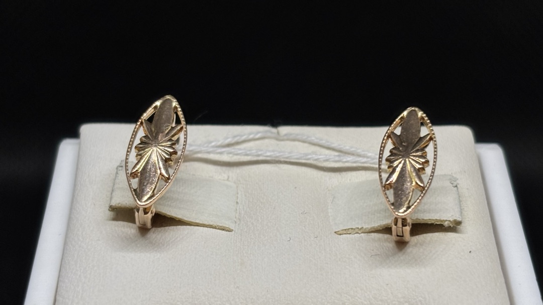 СЕРЬГИ БЕЗ КАМНЯ (Au 583)