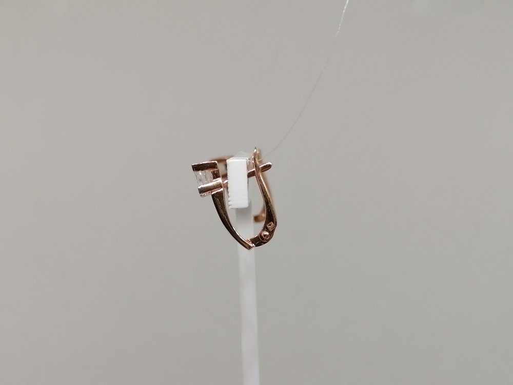 СЕРЬГИ С КАМНЕМ (Au 585)