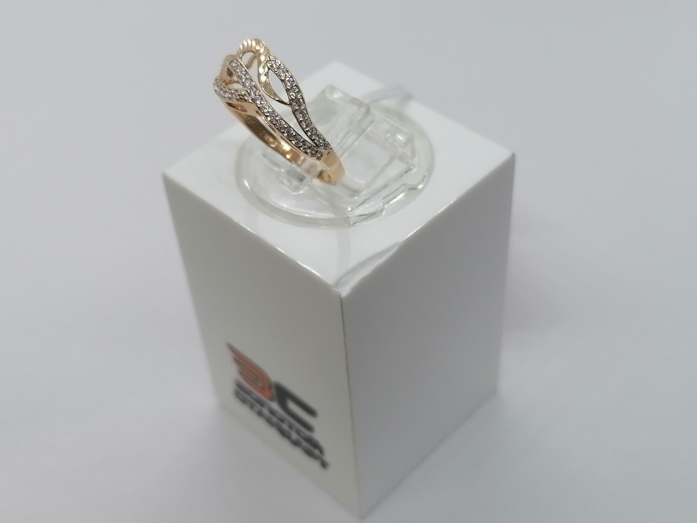 КОЛКМИ585 КОЛЬЦО С КАМНЯМИ (Au 585)