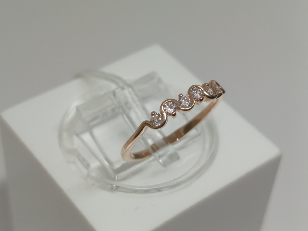 КОЛКМИ585 КОЛЬЦО С КАМНЯМИ (Au 585)