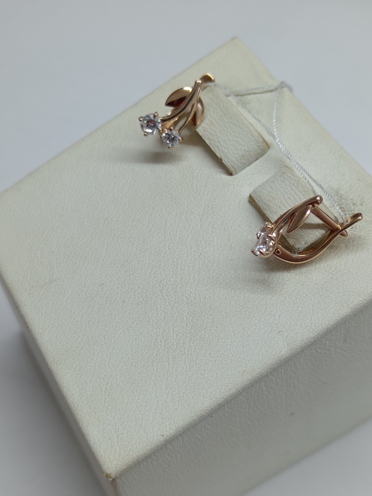 СЕРЬГИ С КАМНЯМИ (Au 585)