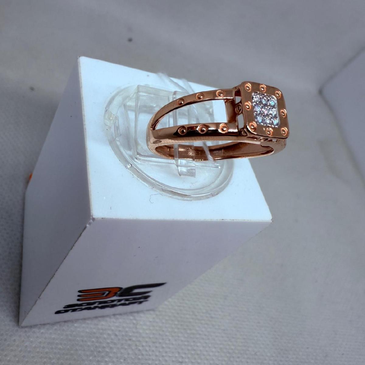 КОЛКМИ585 КОЛЬЦО С КАМНЯМИ (Au 585)