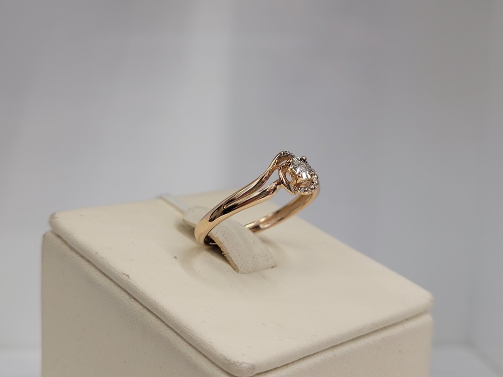 КОЛЬЦО БРИЛЛИАНТ Au 585