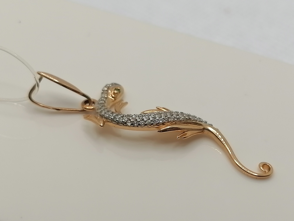 ПОДВЕСКА С КАМНЯМИ (Au 585)