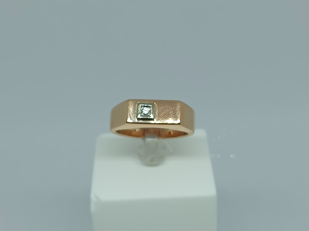 КОЛЬЦО ПЕЧАТКА с камнем (Au 585)