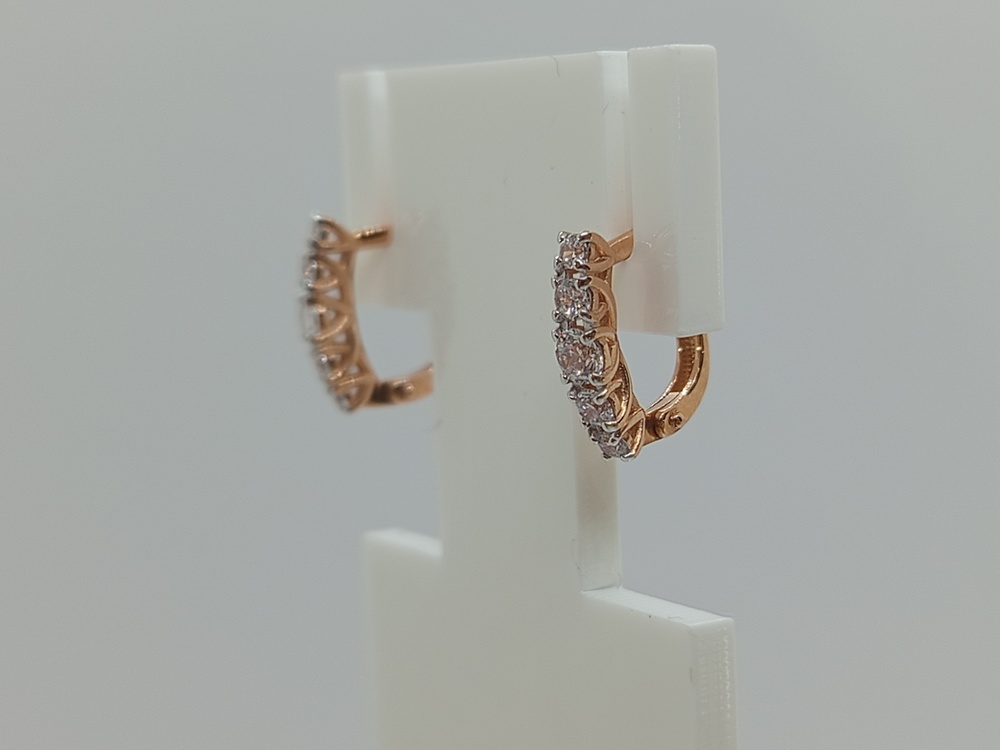 СЕРЬГИ С КАМНЯМИ (Au 585)