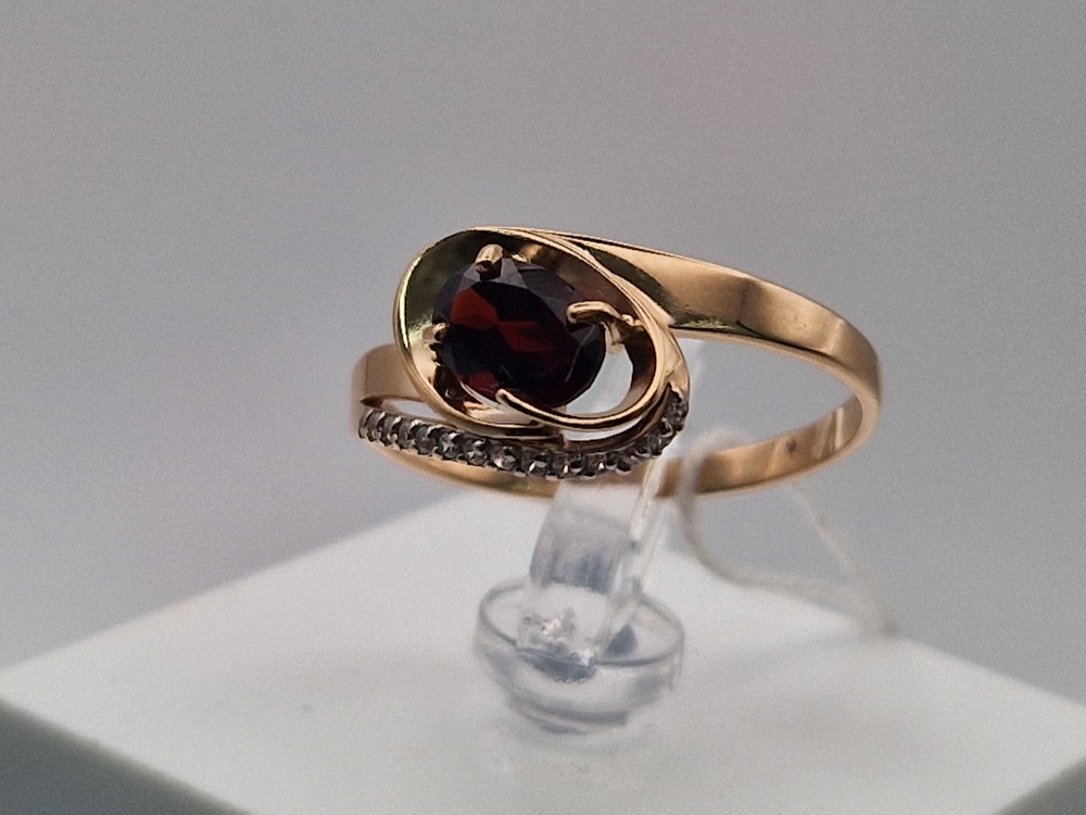 КОЛКМИ585 КОЛЬЦО С КАМНЯМИ (Au 585)