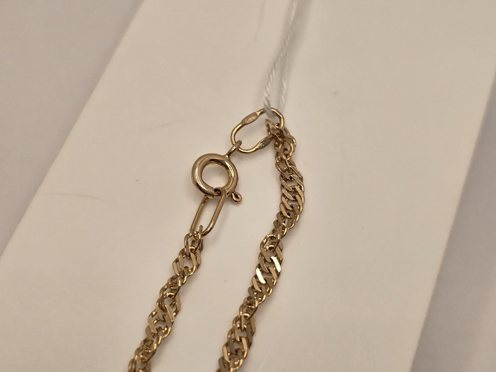 ЦЛСИ585 ЦЕПЬ ПОЛНОВЕСНАЯ Сингапур (Au 585)