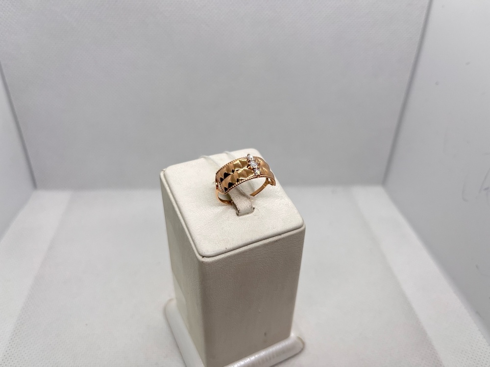 КОЛКМИ585 КОЛЬЦО С КАМНЯМИ (Au 585)