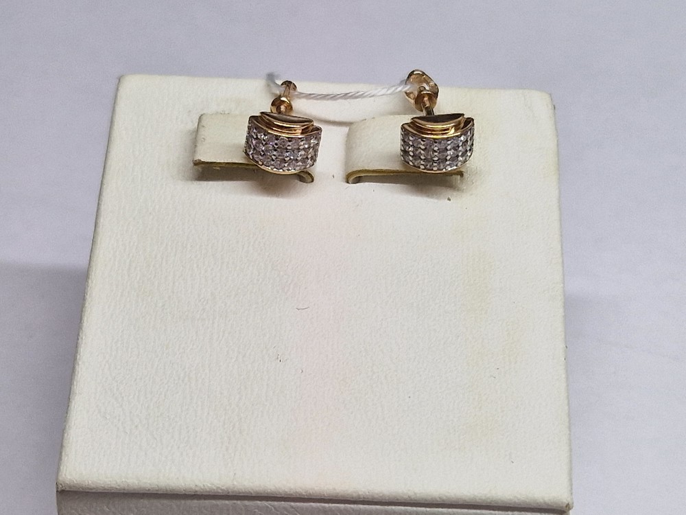 СПУС585 СЕРЬГИ ПУСЕТЫ (Au 585)