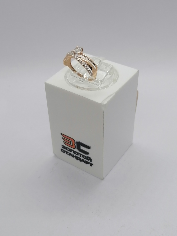 КОЛКМИ585 КОЛЬЦО С КАМНЯМИ (Au 585)