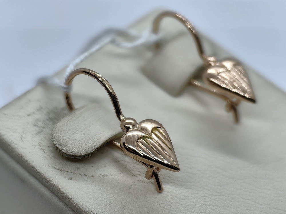 СЕРЬГИ БЕЗ КАМНЯ (Au 583)