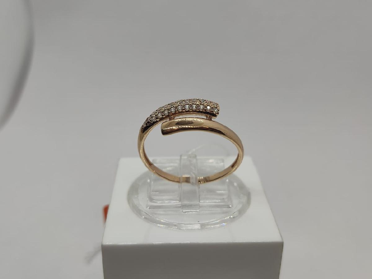 КОЛКМИ585 КОЛЬЦО С КАМНЯМИ (Au 585)
