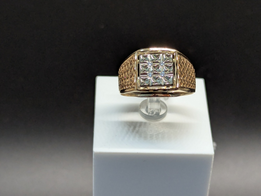 ПЕЧКМИ585 ПЕЧАТКА С КАМНЯМИ (Au 585)