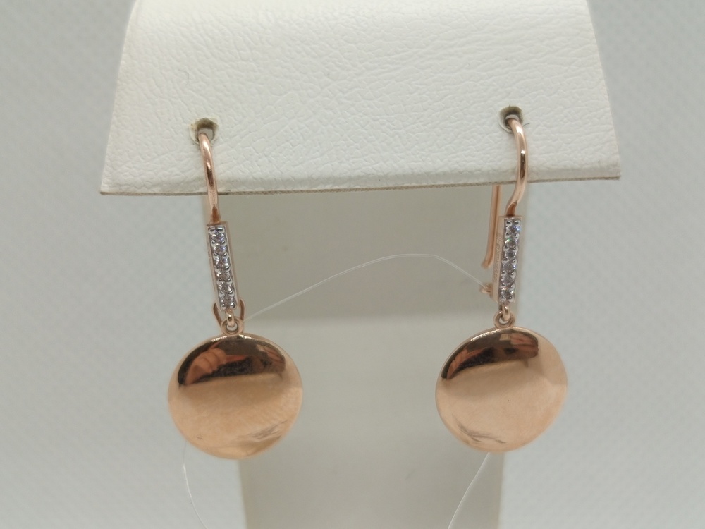 СЕРЬГИ С КАМНЯМИ (Au 585)