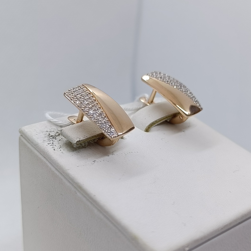 СЕРЬГИ С КАМНЯМИ (Au 585)