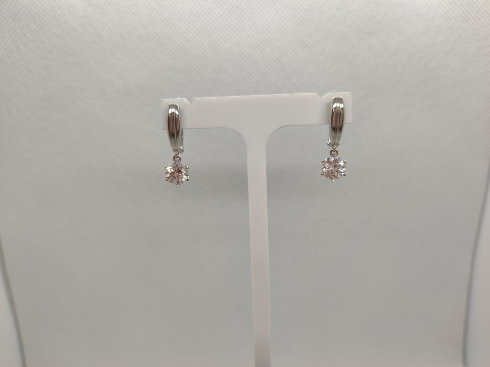 СЕРЬГИ С КАМНЕМ (Au 585)