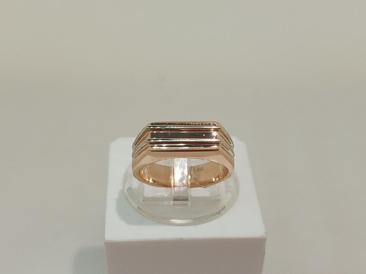 01-0038 КОЛЬЦО ПЕЧАТКА без камня (Au 585)