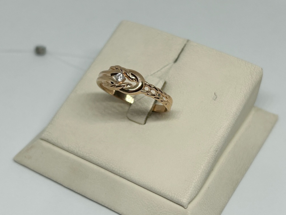 КОЛЬЦО С КАМНЕМ (Au 585)