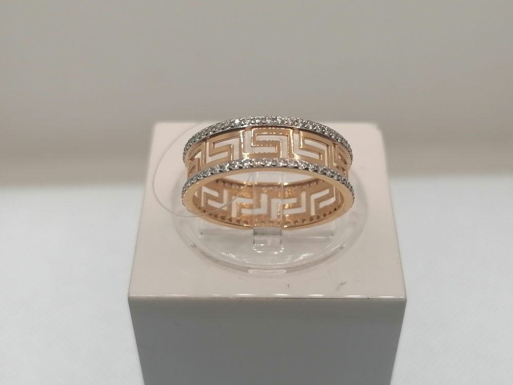 КОЛЬЦО С КАМНЯМИ (Au 585)