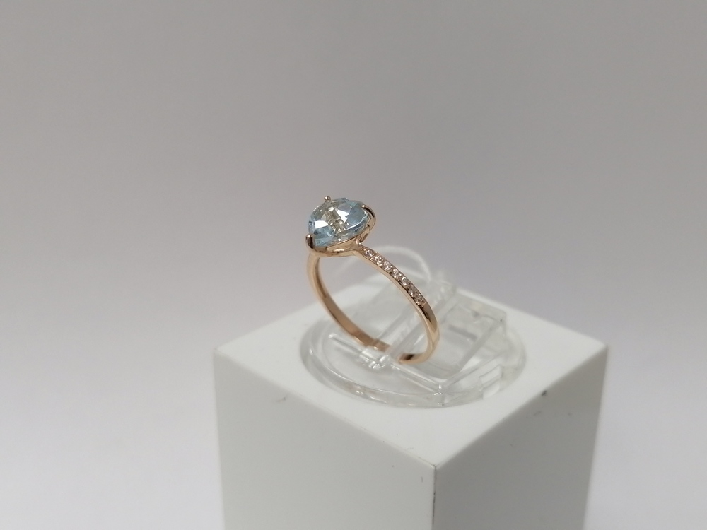 КОЛКМИ585 КОЛЬЦО С КАМНЯМИ (Au 585)