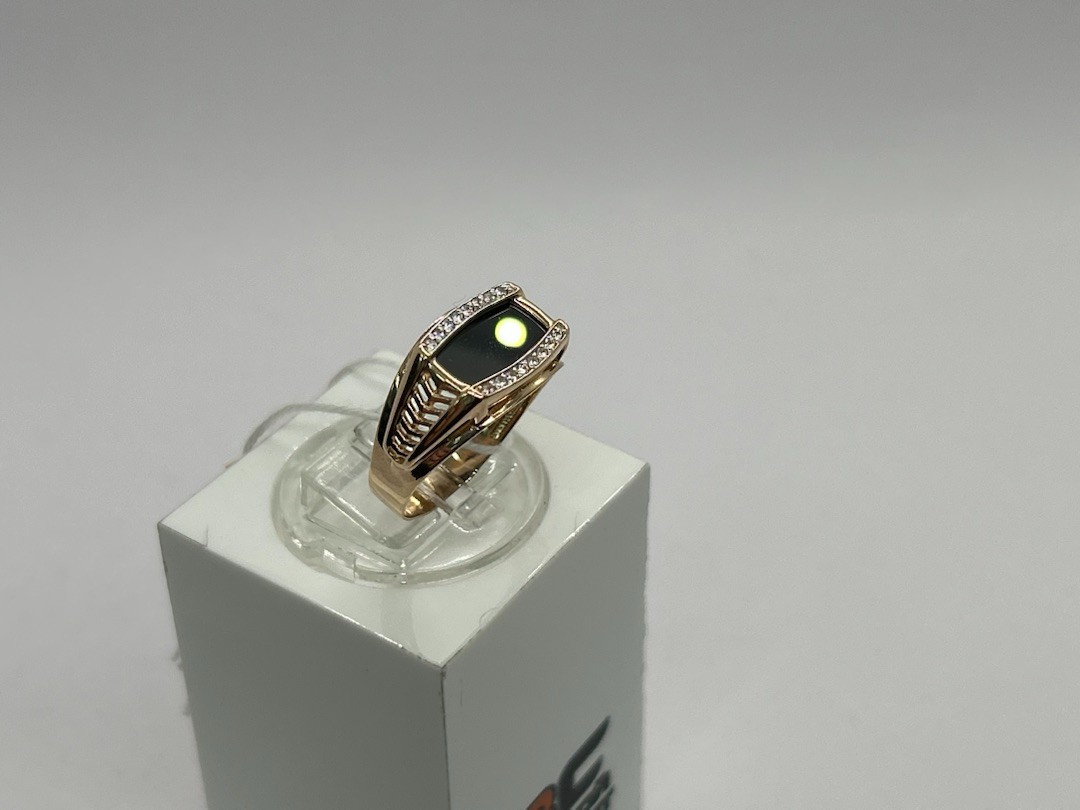 ПЕЧАТКА С КАМНЯМИ (Au 585)