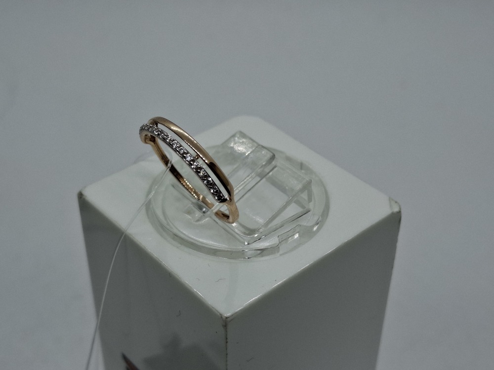 КОЛЬЦО С КАМНЯМИ (Au 585)