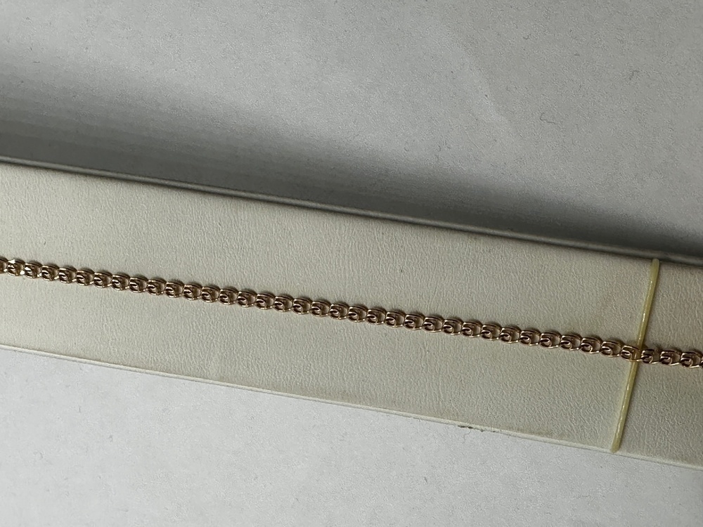 БРАСЛЕТ ПУСТОТЕЛЫЙ Лав Au 585