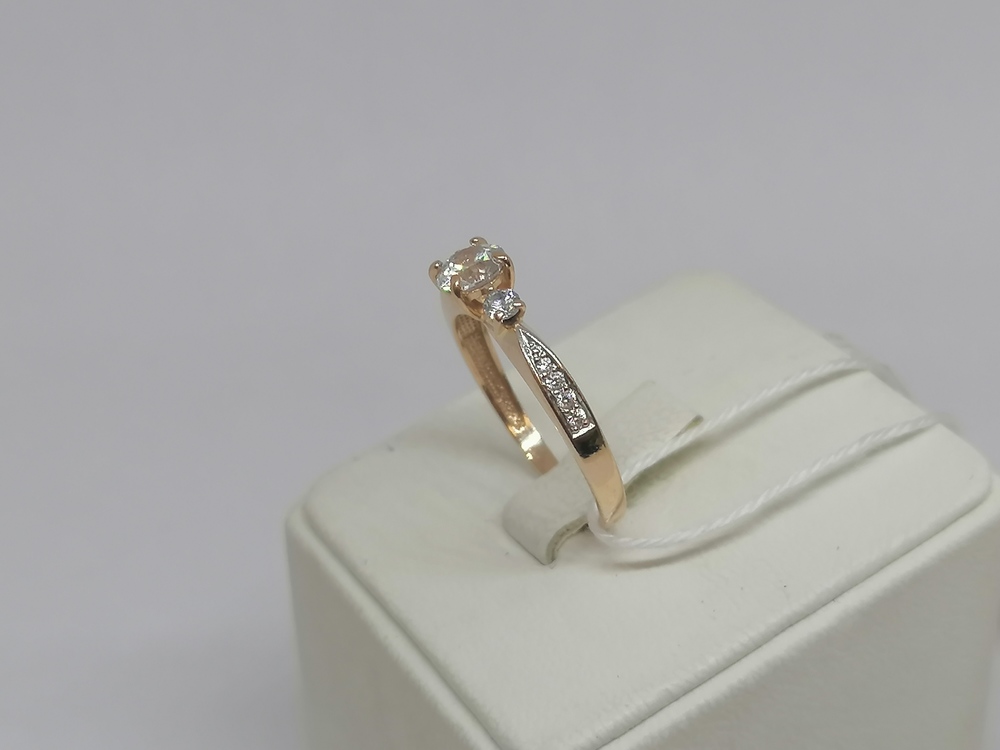 КОЛКМИ585 КОЛЬЦО С КАМНЯМИ (Au 585)