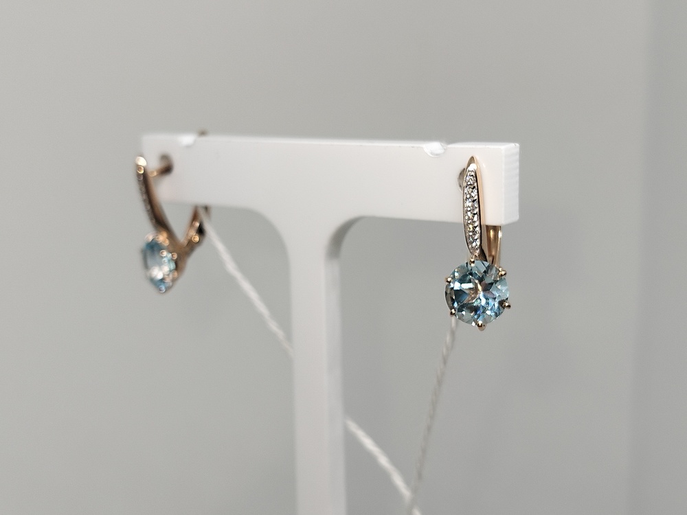 СКМИ585 СЕРЬГИ С КАМНЯМИ (Au 585) СКМИ585 СЕРЬГИ С КАМНЯМИ (Au 585)