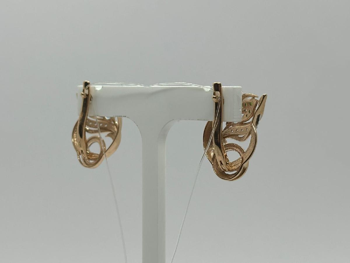 СЕРЬГИ С КАМНЯМИ (Au 585)