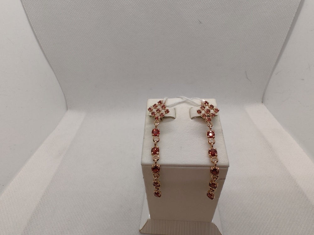 СКМИ585 СЕРЬГИ С КАМНЯМИ (Au 585)