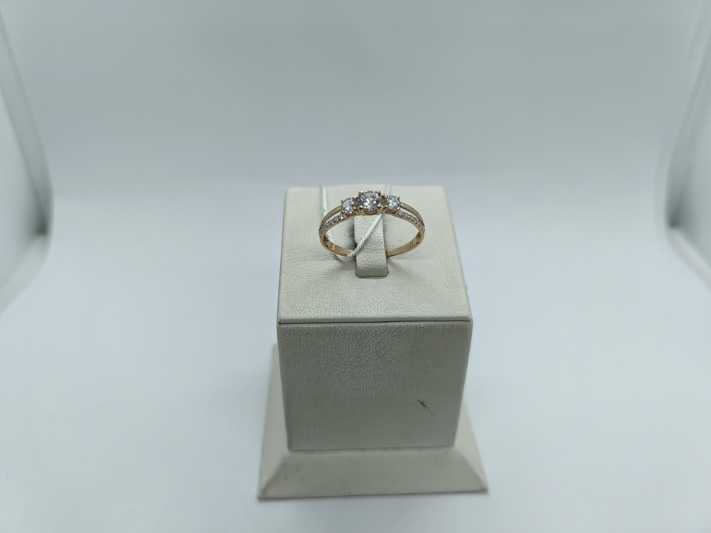 КОЛКМИ585 КОЛЬЦО С КАМНЯМИ (Au 585)