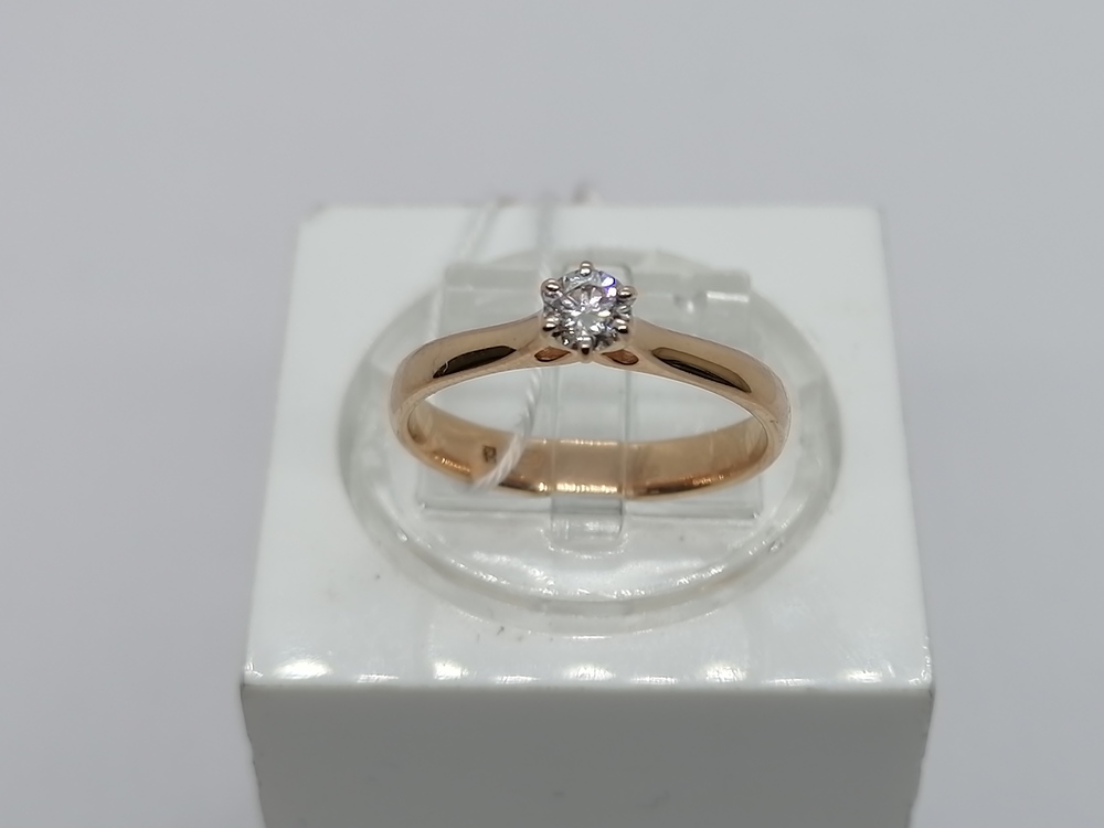 КОЛЬЦО БРИЛЛИАНТ Au 585