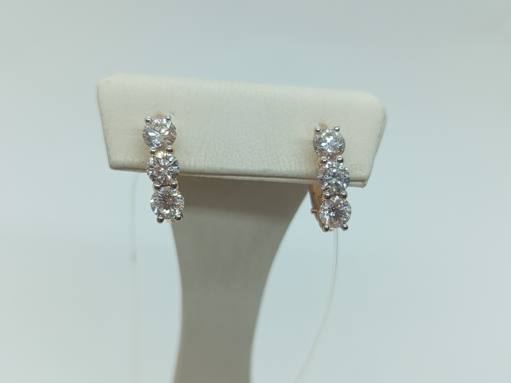 СЕРЬГИ БРИЛЛИАНТ (Au 585)