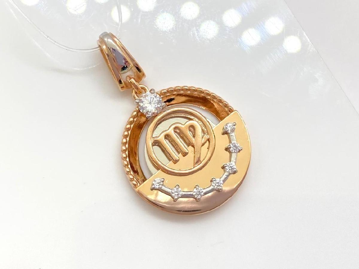 ПОДВЕСКА ЗНАК ЗОДИАКА ДЕВА (Au 585)