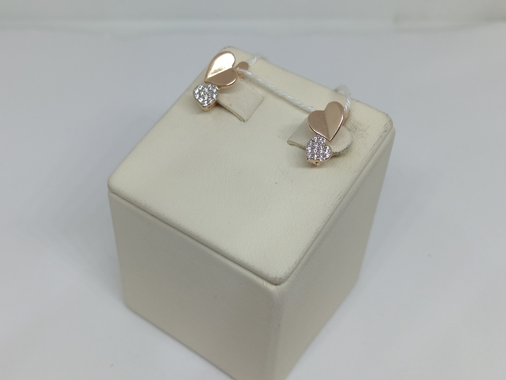 СКМИ585 СЕРЬГИ С КАМНЯМИ (Au 585)