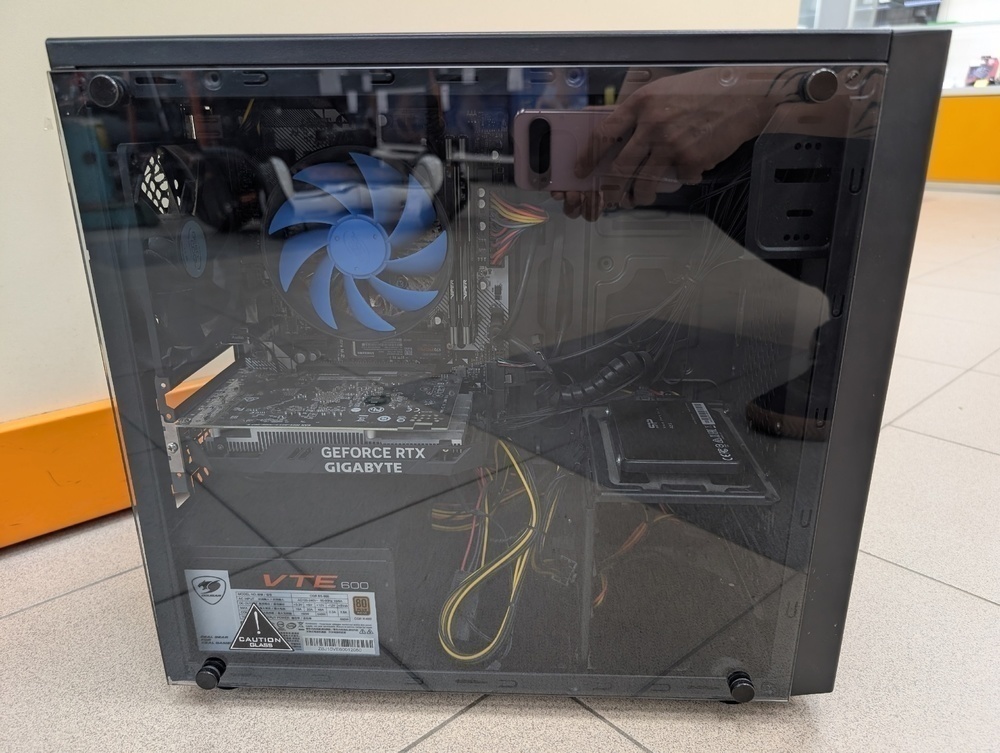 Системный блок Deepcool; Ryzen 5-5500, GeForce RTX 3050, 16 Гб, 500 Гб, Нет
