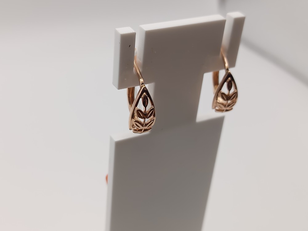 СЕРЬГИ БЕЗ КАМНЯ (Au 585)