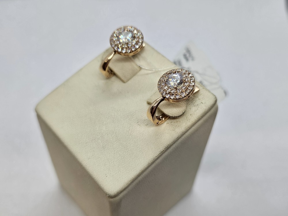 СЕРЬГИ С КАМНЯМИ (Au 585)