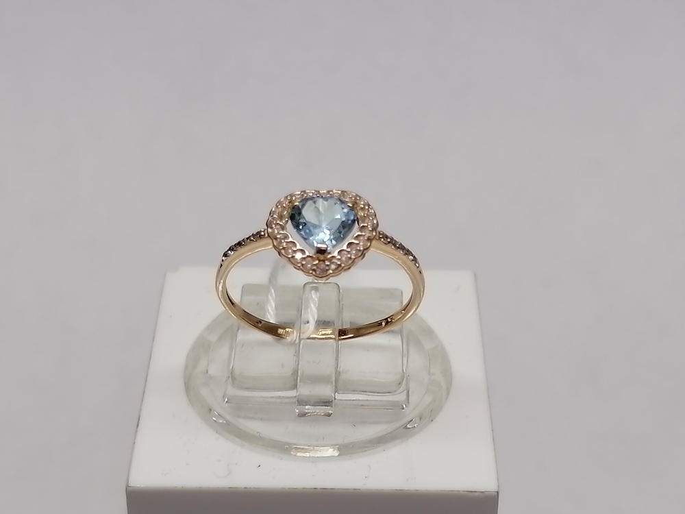 КОЛКМИ585 КОЛЬЦО С КАМНЯМИ (Au 585)